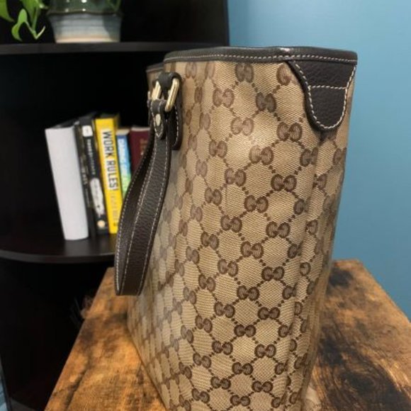 GUCCI canvass tote bag - Picture 5 of 9